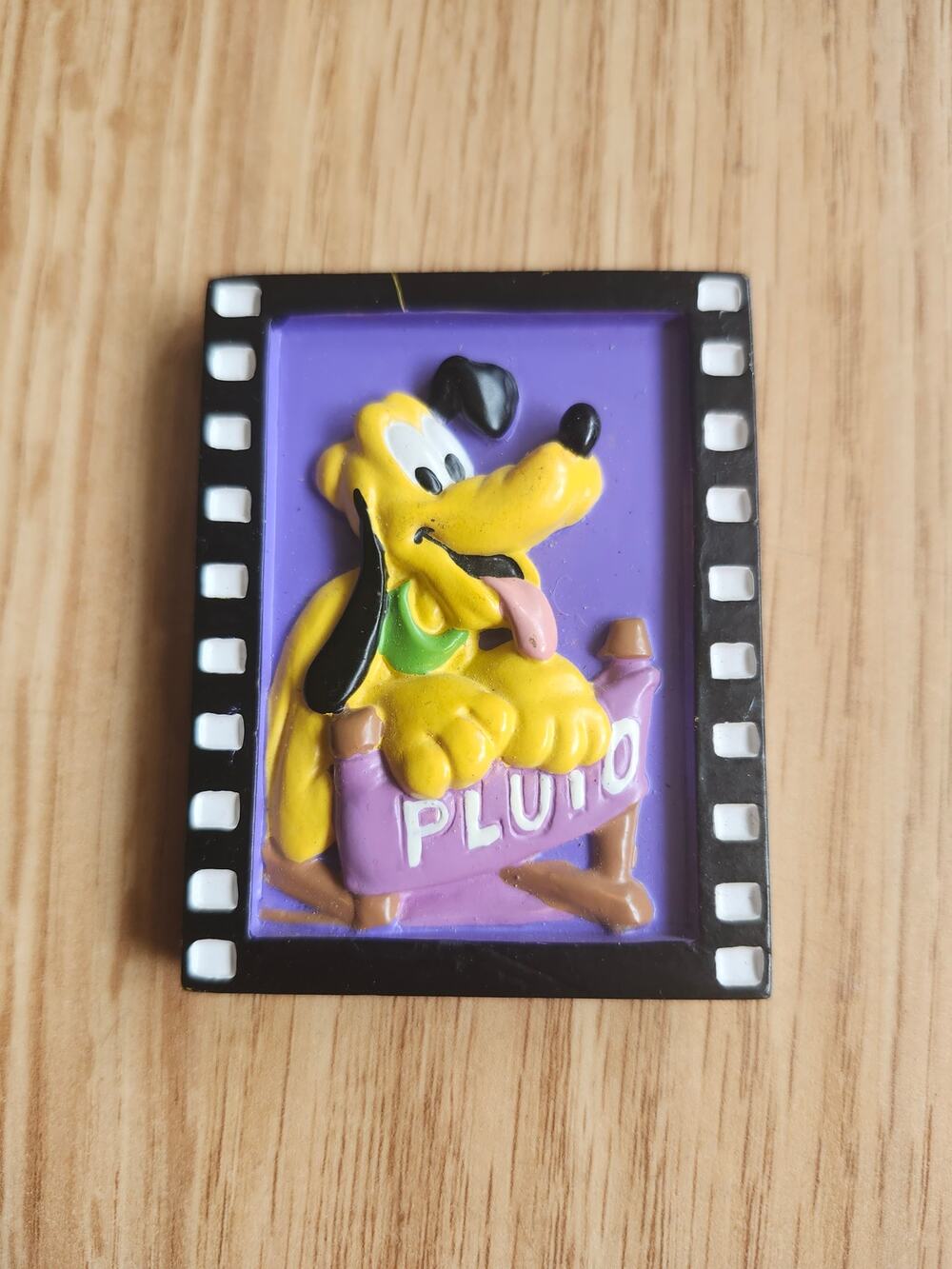 Vintage Disney Pluto Fridge Magnet 3D Film Strip Style Collectible Home Decor